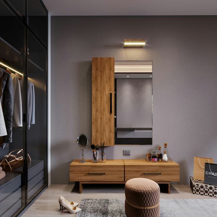 Wardrobe design to maximise style and space with dressing table - Times  property