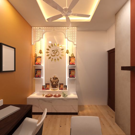 best puja room designs Archives - Interior Designer in Hyderabad | Custom Interior  Designers