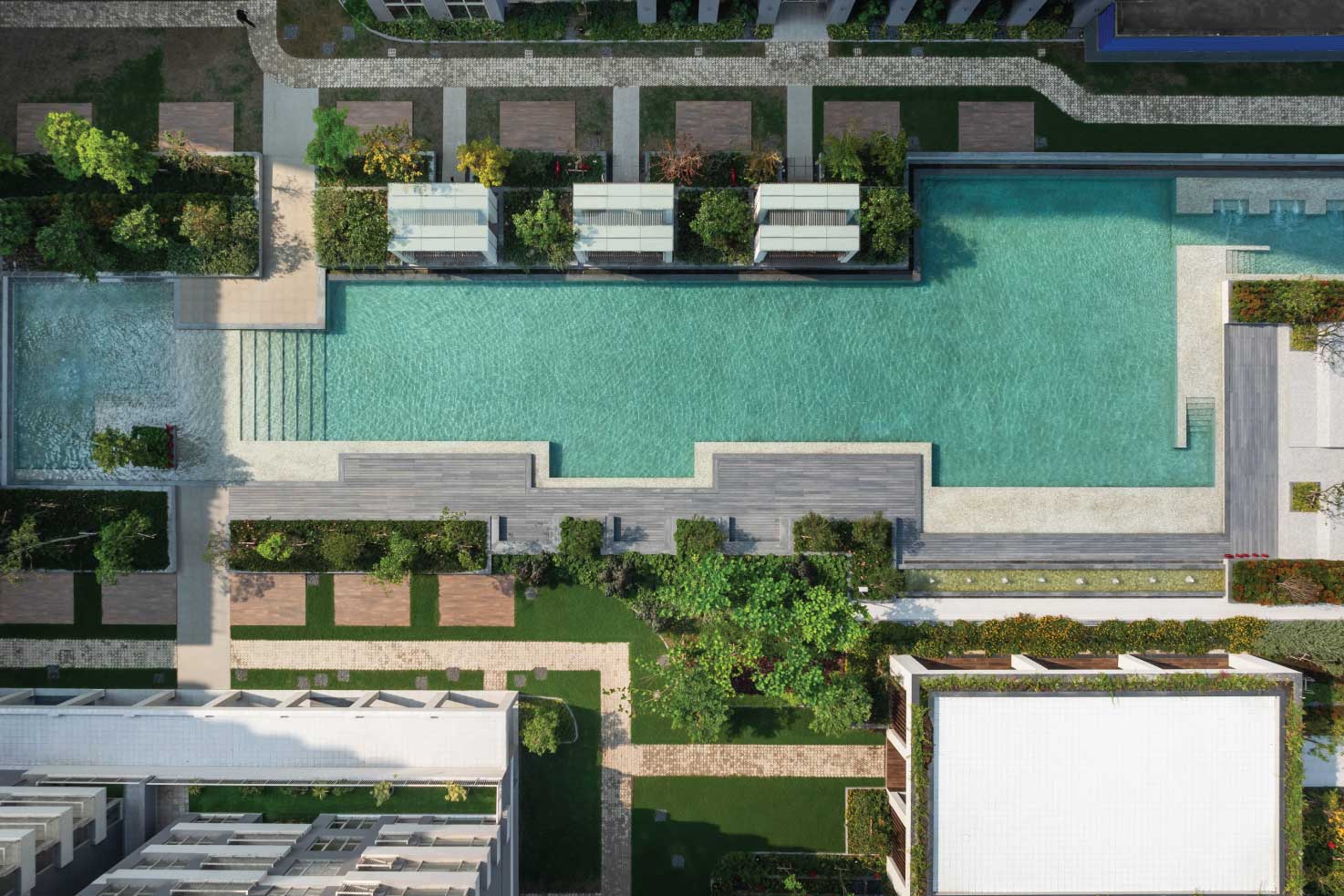 One10 - Aerial view of Swimming Pool